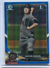 2018 Bowman Chrome Blue Refractor Jackson Goddard 1st Bowman 116/150