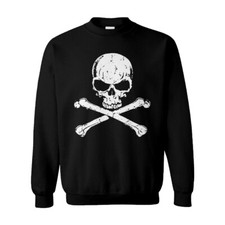 Skull And Crossbones - Rebel Renegade Fighter Unisex Sweatshirt