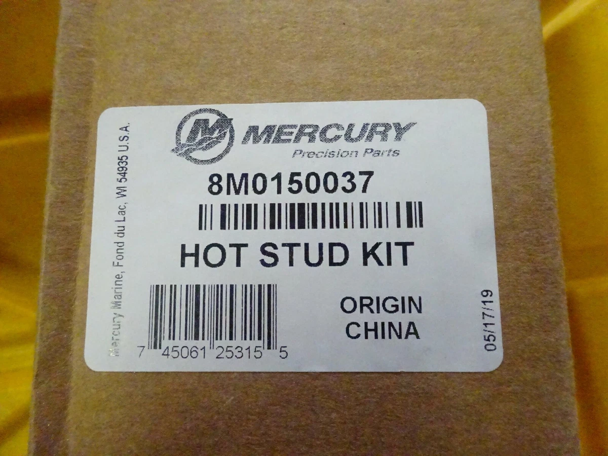 OEM MERCRUISER MERCURY MARINE 8M0150037 HOT STUD KIT NIB | eBay