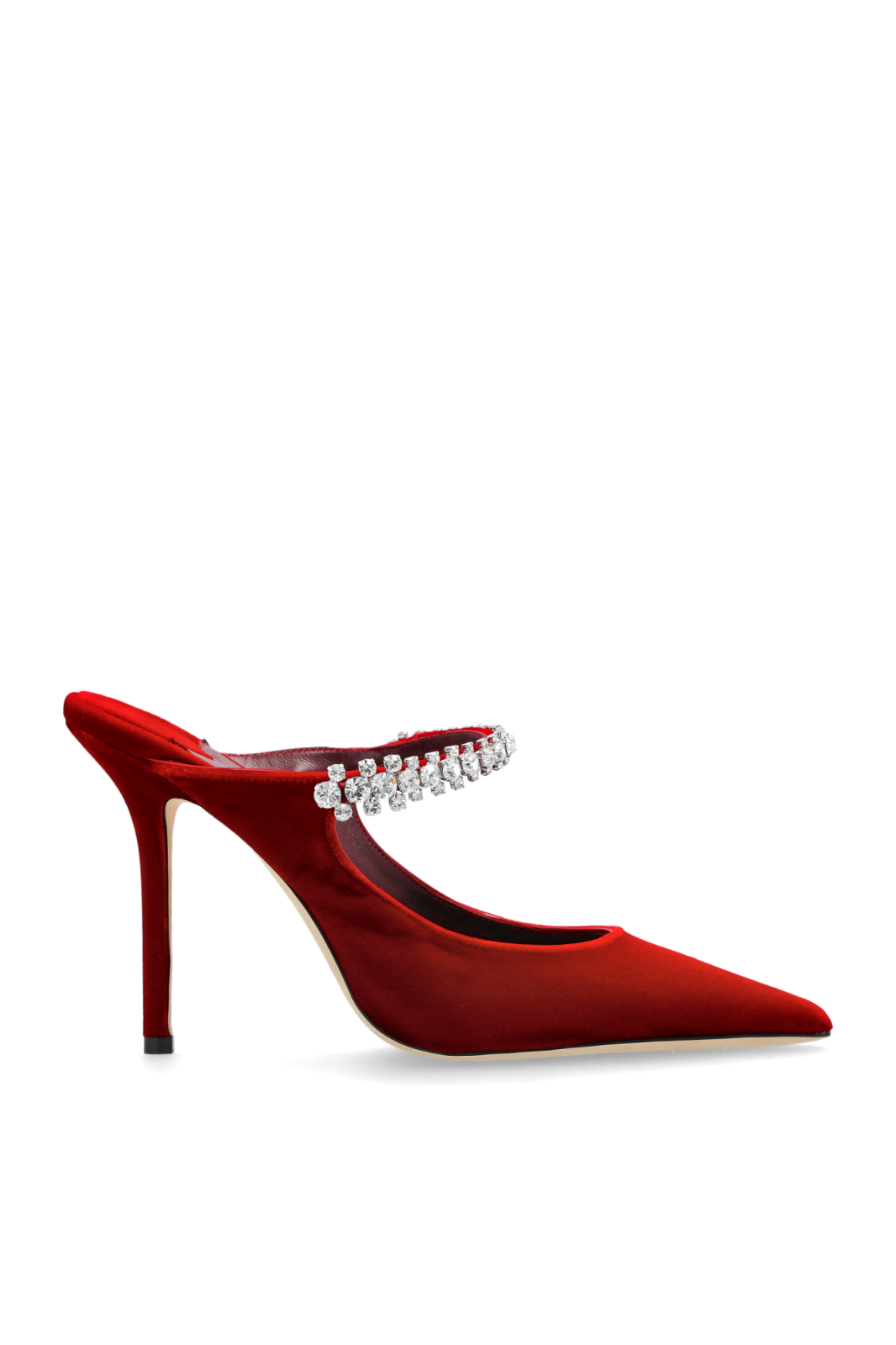 JIMMY CHOO Red Heeled Mules New & Authentic