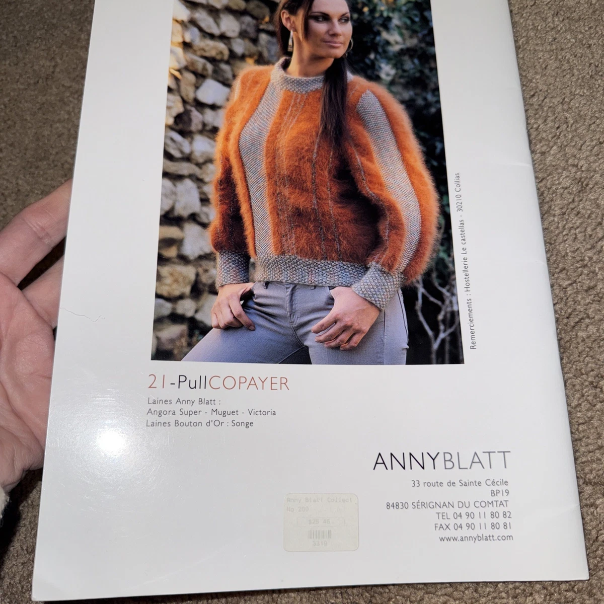Revista de tejido de alta costura Anny Blatt Collection