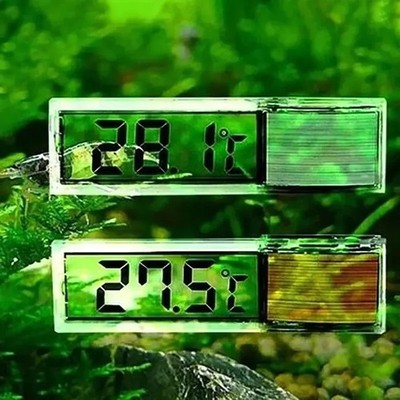 1 Stück Aquarium Thermometer LCD Digital Temperaturmesser Zubehör