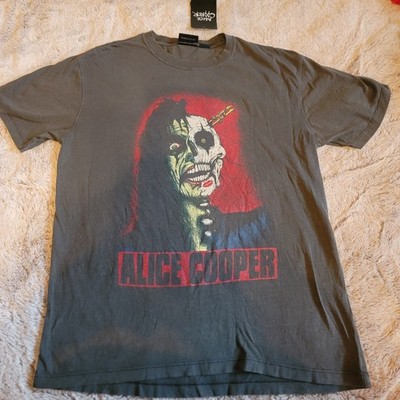Alice Cooper Trash 1989. 2019  Graphic T-shirt Men MediumGrayShort Sleeve Music 