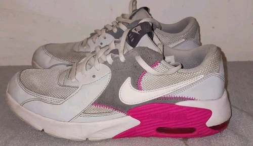 Nike Air Max Ragazze (Rosa Grigio Bianco) Taglia 6.5Y (24.5 Cm) Con Air Bubble 2021