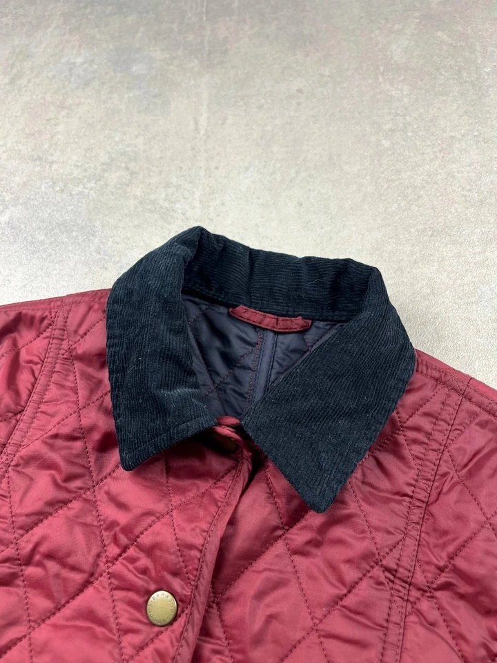 Veste matelassée Barbour Summer Lidesdale Rouge Bordeaux - Coat - S #358 - Photo 2/4