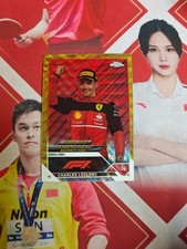 2023 Topps Chrome Formula 1 Gold Wave Refractor Charles Leclerc /50