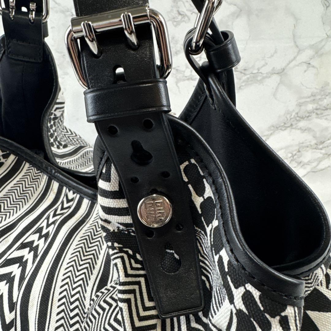 Givenchy Geometric Pattern Canvas Genuine Leather… - image 4