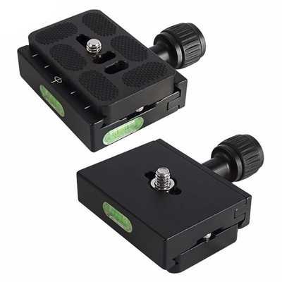 Adapter Plate Square Clamp +Quick Release Plate for Arca-Swiss Tripod Ball Head