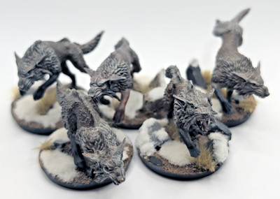 Warhammer 40k Space Wolves Fenrisian Wolves Battle Ready Painted Space Marines