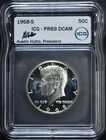 1968-S Kennedy Half Dollar ICG PR69 DCAM