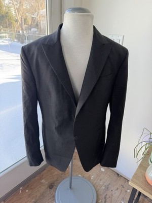 Louis Vuitton Uniform Equipe Grey Wool Blazer EU 52 US Size 42