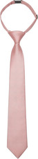 Boys Ties Solid Color Pre-Tied Kids Necktie for Age 8-12 Adjustable Woven Formal