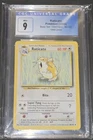 CGC 9 Mint 2000 Pokemon Raticate Base Set Unlimited 40/102