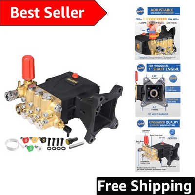 #ad Engine Powered 4400 PSI Pressure Washer Pump Effortless Setup amp; Durable Design $408.99