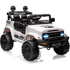 12V Kids Ride on Car Toy,3Rd Gear, Spring Suspension, Safety Brake and Bluetooth