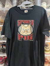 2007 The Simpsons Spider Pig T Shirt XL Fruit of the Loom Black