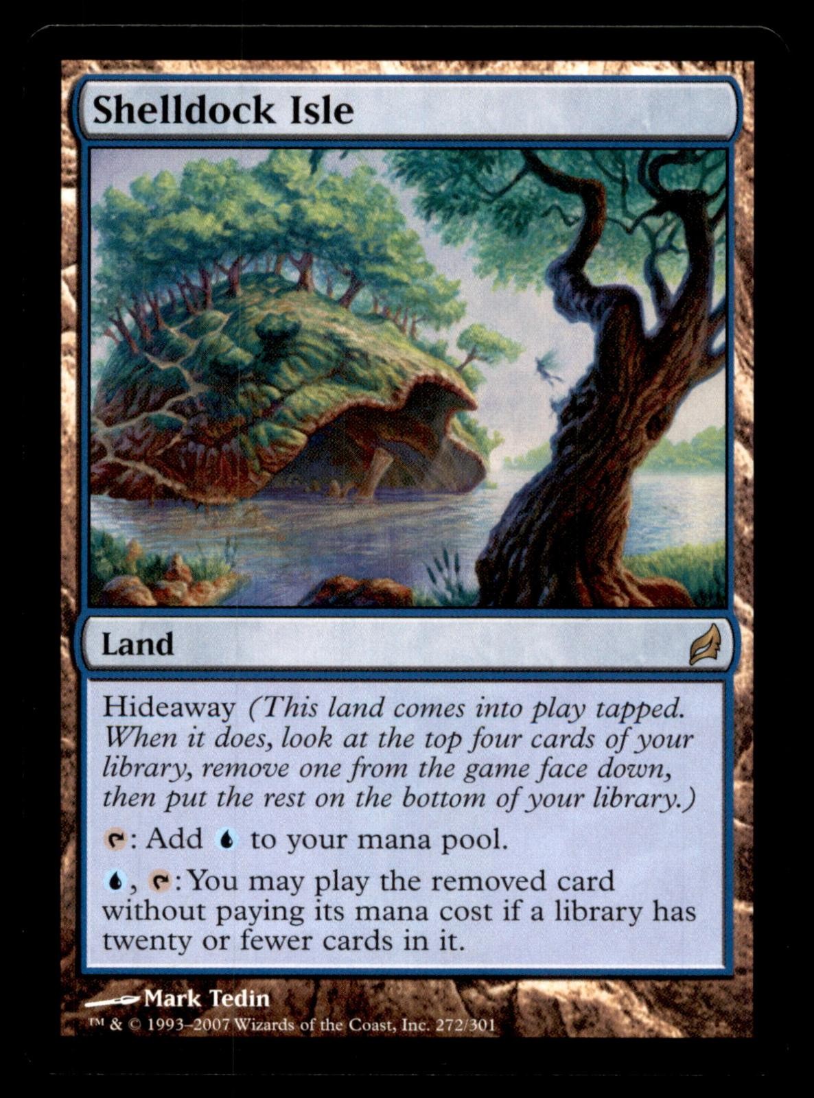 Shelldock Isle 272 Rare Lorwyn Magic: The Gathering Near Mint