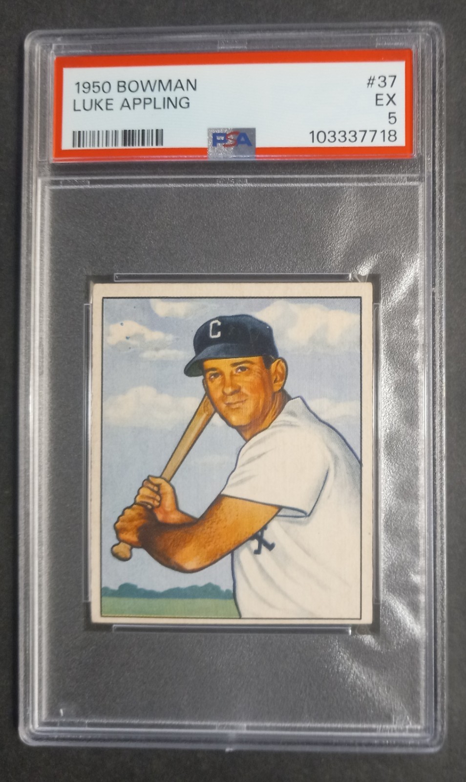 1950 Bowman - #37 Luke Appling - HOF - PSA 5 EX