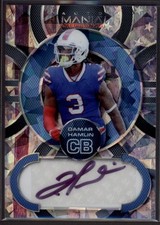2022 Damar Hamlin Wild Card Auto Mania Diamond Crystal Auto RC 5/5 (F1633)