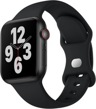 Soft Silicone Strap Compatible with Apple Watch Series 7 38mm 40mm 41mm