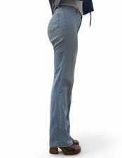 70s Levi  s ORANGE TAG 28  Light Denim Wide Leg Bell Bottoms