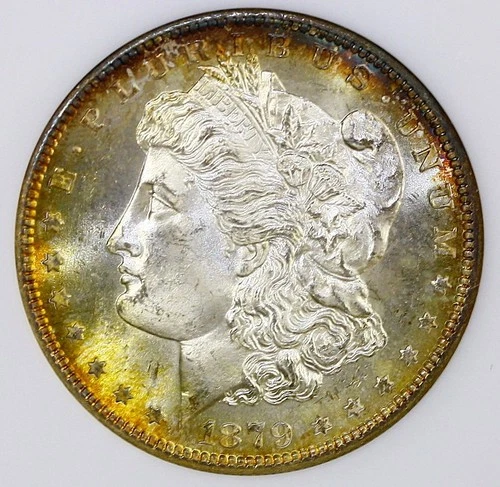 1879-S Morgan Silver Dollar $1 ~ NGC MS64 ☆☆☆Beautiful Toning!!☆☆☆