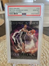 2023-24 Origins - Cosmic Storm Victor Wembanyama #14 (RC) Case Hit -PSA 10