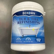 Bekomn Tub and Tile Refinishing Bathtub Sink Paint Reglaze Odorless Water Based