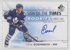 2016-17 SP Authentic Sign of the Times Rookies 56/199 Nikita Soshnikov Auto 1o3