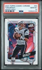 Tom Brady 2024 Topps Cosmic Chrome White Hole Refractor #63 Patriots PSA 10