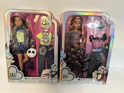 New Set of 2 Disney ILY 4Ever I Love The Nightmare Before Xmas I Love Jack Sally