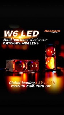 AOZOOM W6 LED MULTI-FUNCTIONAL DUAL BEAM EXTERNAL LAMP