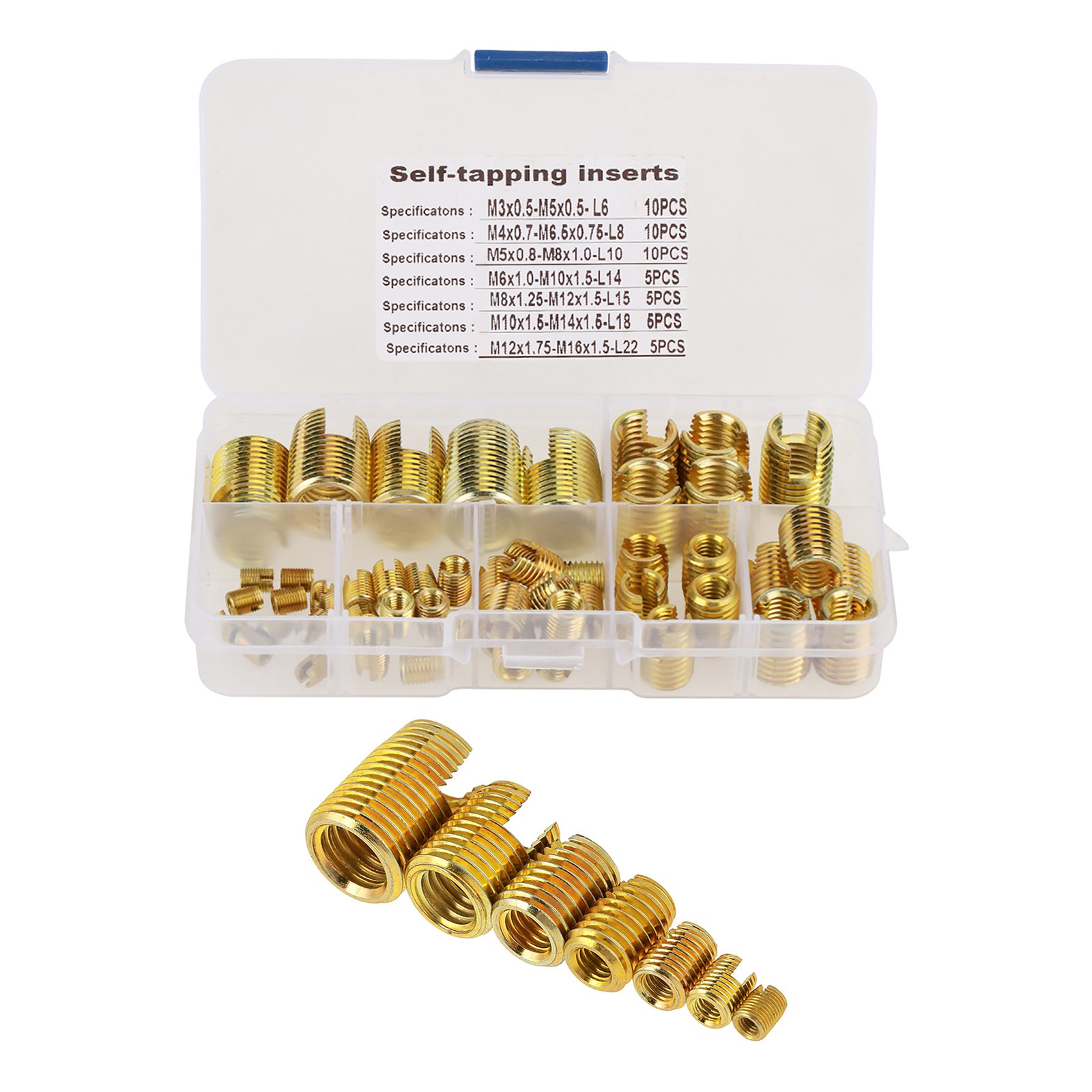 50Pcs Self Tapping Thread Insert Durable Repair Tool Set
