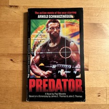 PREDATOR Movie Tie In Arnold Schwarzenegger 1st ed Jove 1987 MTI Paul Monette