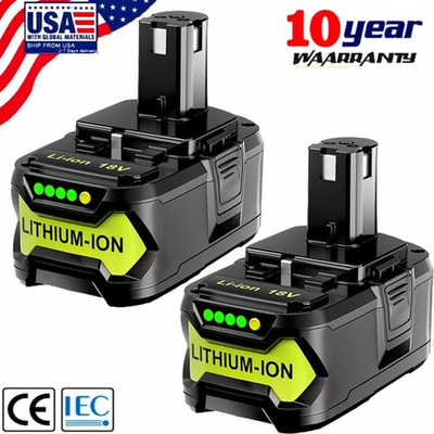 #ad #ad 2PACK For RYOBI P108 18V 6.0Ah High Capacity Battery 18Volt Lithium Ion One Plus $30.99
