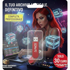 PEN DRIVE DJ PRONTA PER DJ SET CON ARCHIVIO DI MUSICA