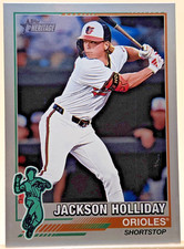 2025 Topps Heritage JACKSON HOLLIDAY 1976 Redefined Holo Foil SP #76R-5