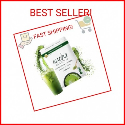 Encha Matcha - Ceremonial Grade Matcha Powder, Organic First Harvest Japanese Gr