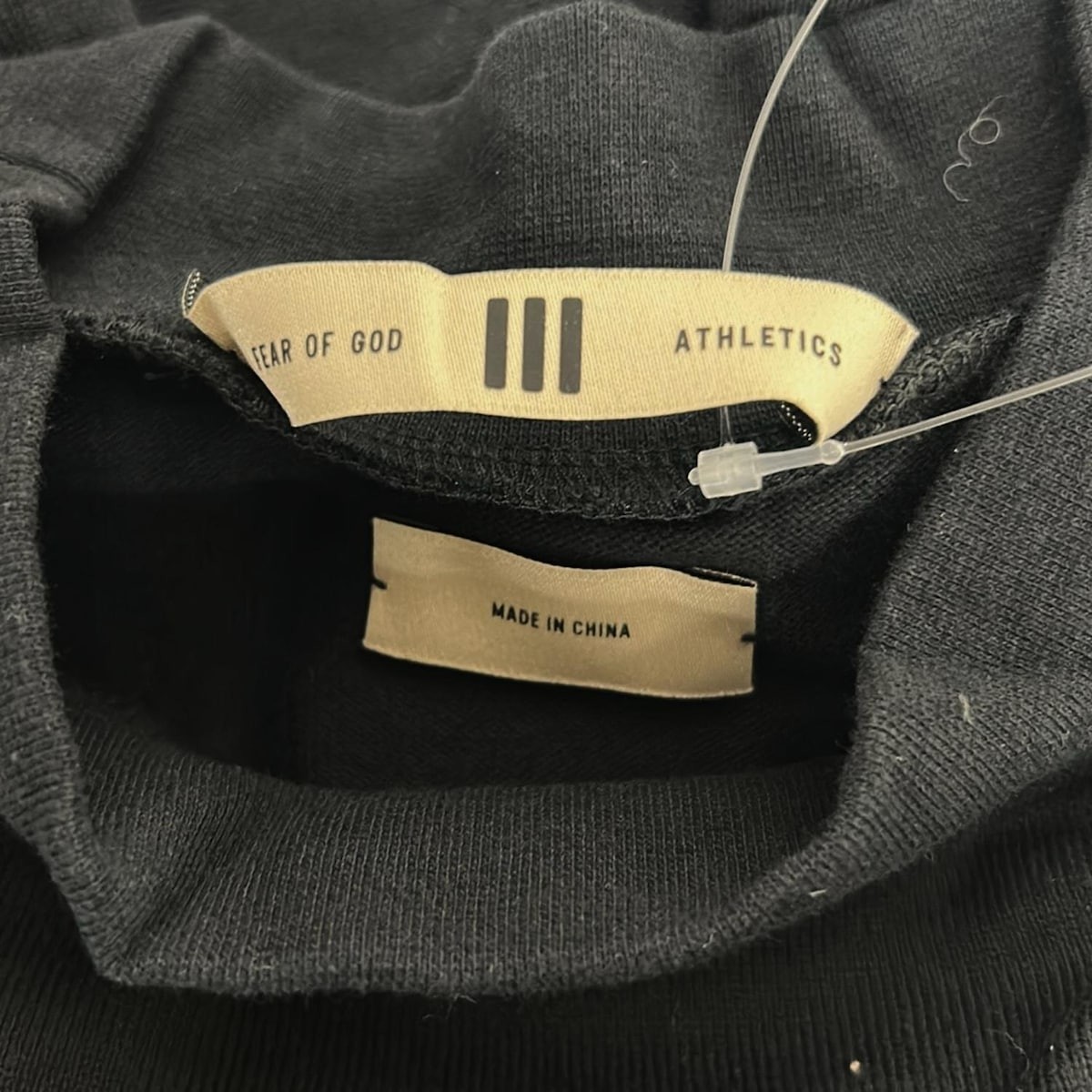 fearofgod - Black Men's T-Shirt thumbnail 3