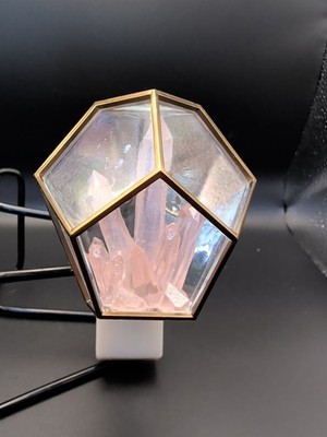 Bath & Body Works Wallflower Fragrance Plug-In Diffuser   Pink Crystal Light-Up