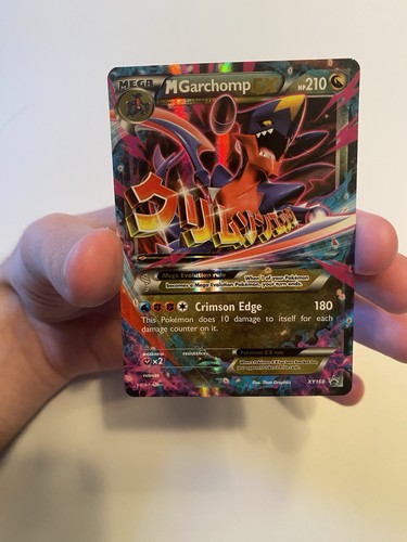 Pokémon TCG M Garchomp EX Promo Card XY168