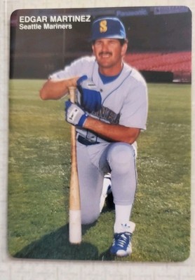 1989 Mother's Cookies Seattle Mariners Stadium Giveaway Edgar Martinez HOF MINT