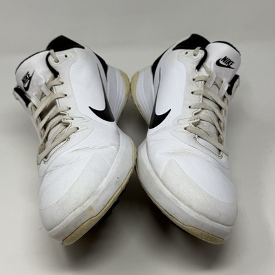 Nike Infinity G Golf Shoes Cleats Mens 12 W Wide White Black  display picture 3