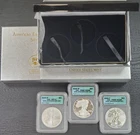 2006-P/W American Silver Eagle "20th Anniversary Set"- 3 oz Fine Silver OGP&ICG