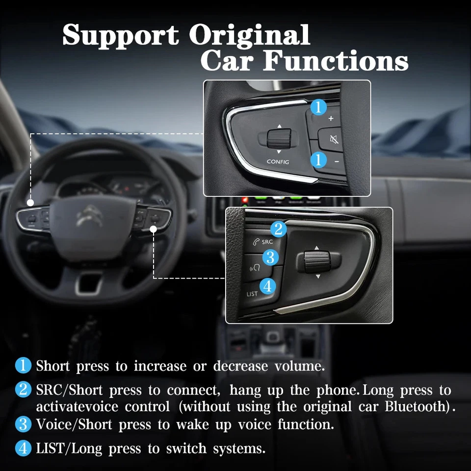 CarPlay/Android Auto Konverter Box – Wireless, 2013–2016 Fahrzeuge - Bild 4 von 4