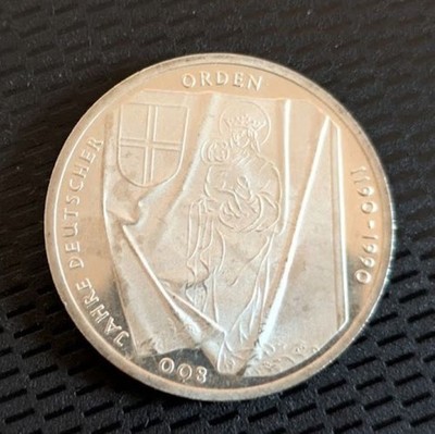 Bund Deutsche Mark 10 DM 1990 800 Jahre Deutscher Orden