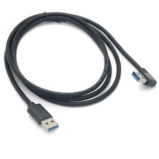 4.9FT USB 3.0 A To A Right Angled Cable 5Gbps 90 Degree Type-A Male Cord