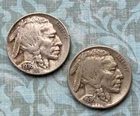 LOT of 1936 "S" ("Very Fine" W/ BOLD "S" ) & "P" (Fine) Mint Buffalos, SHEEN!