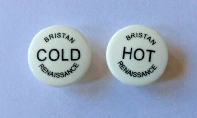 Bristan Renaissance Tap Indices Tops HOT & COLD L16