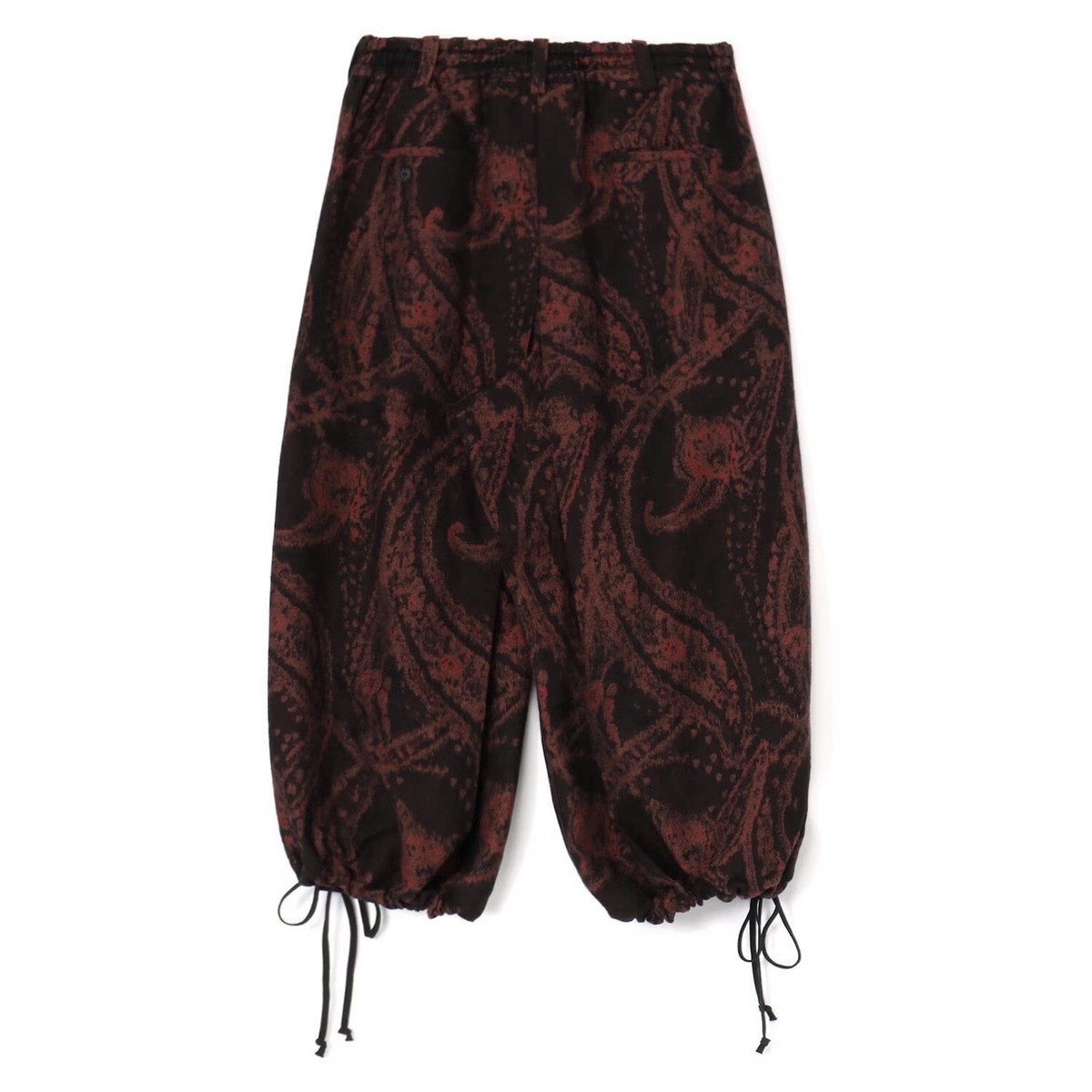 S'yte SS23 Indian Block Printed Paisley Hakama Balloon Pants S'yte SS23 Indian Block Printed Paisley Hakama Balloon Pants